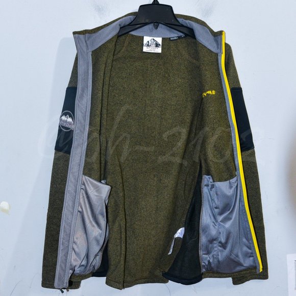 GREEN ( Olive) NWT Spyder Men's Fleece Empire - Picture 5 of 9